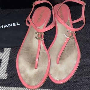 Authentic Chanel Thong sandals